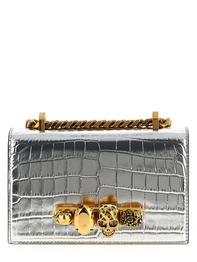 ALEXANDER MCQUEEN ALEXANDER MCQUEEN 'JEWELLED SATCHEL' MINI CROSSBODY BAG