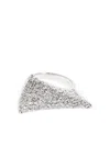 Alexander Mcqueen Jewelled Tiger Claw Ring In Silver