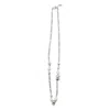 Alexander Mcqueen 925 Silver Necklace In Silver