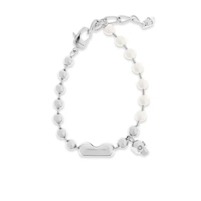 Alexander Mcqueen Silver Bracelets Men In Metallic