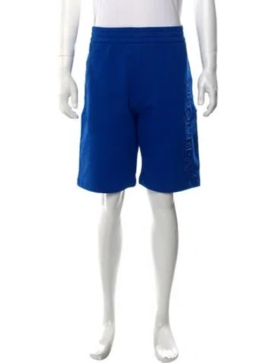 Pre-owned Alexander Mcqueen Jogger Shorts In Blue