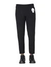 Alexander Mcqueen Skull Pants In Black