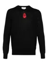 Alexander Mcqueen Sweaters In Black