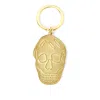 Alexander Mcqueen Keyring In Gold