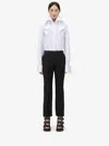 Alexander Mcqueen Kickback Trousers In Black