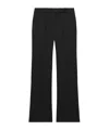 Alexander Mcqueen Kickback Trousers In Black