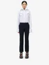 Alexander Mcqueen Kickback Trousers In Navy