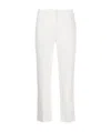 Alexander Mcqueen Kickback Trousers In White
