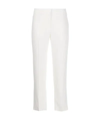 Alexander Mcqueen Kickback Trousers In White