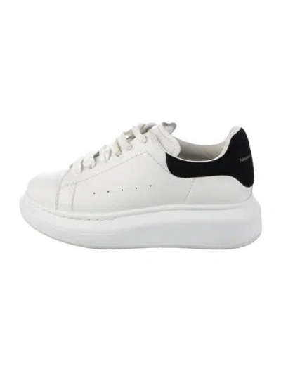 Pre-owned Alexander Mcqueen Babies' Kids White Leather  Sneakers