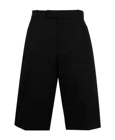 Alexander Mcqueen Knee-length Bermuda Shorts In Black