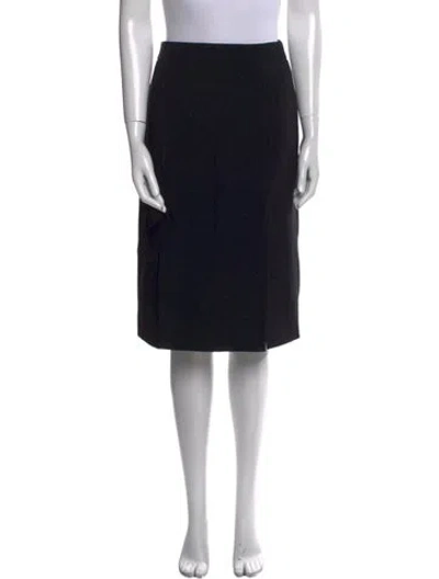 Pre-owned Alexander Mcqueen Knee-length Skirt In Black