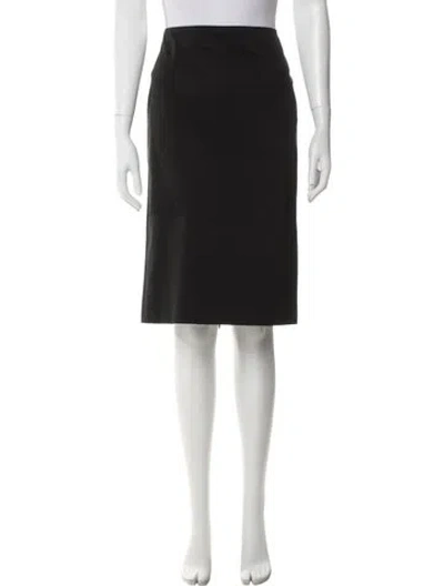 Pre-owned Alexander Mcqueen Knee-length Skirt In Gray