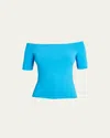 Alexander Mcqueen Viscose Top In Midnite Blu