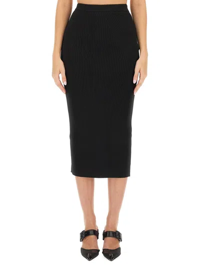 ALEXANDER MCQUEEN KNIT PENCIL SKIRT