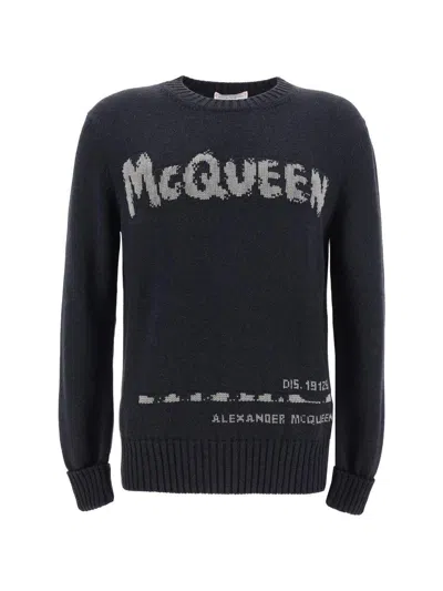 Alexander Mcqueen Knitwear In Black