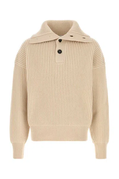 Alexander Mcqueen Knitwear In Beige O Tan