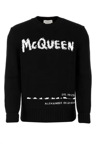 Alexander Mcqueen Knitwear In Black