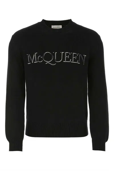 Alexander Mcqueen Knitwear In Black
