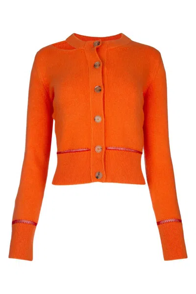 Alexander Mcqueen Knitwear In Orange