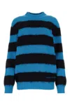Alexander Mcqueen Multicolor Embroidered Cotton Blend Sweater In Printed