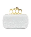 Alexander Mcqueen Mcqueen 'knuckle' Clutch In White