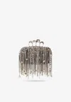 Alexander Mcqueen Knuckle Clutch With Hanging Chains
