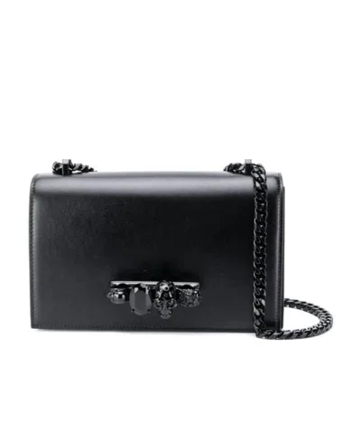 ALEXANDER MCQUEEN ALEXANDER MCQUEEN JEWELLED SATCHEL BAG