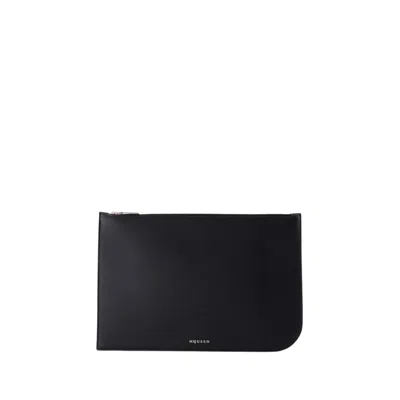 Alexander Mcqueen L Sling Crossbody - Leather - Black