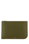 Alexander Mcqueen Large Leather Rectangular Shape Sling Pouch