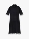 Alexander Mcqueen Lace Dress With Cotton Inserts And Organic Silk