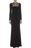 Alexander Mcqueen Lace-insert Evening Dress