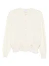 Alexander Mcqueen Deconstructed Wool And Cashmere Cardigan In Multi