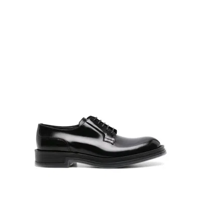 Alexander Mcqueen Lace-up Derbies In Black