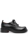 Alexander Mcqueen Alexander Mc Queen Lace Up Derby Shoes In Black