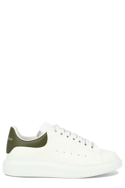 Alexander Mcqueen Lace-up Low Top Sneakers In White