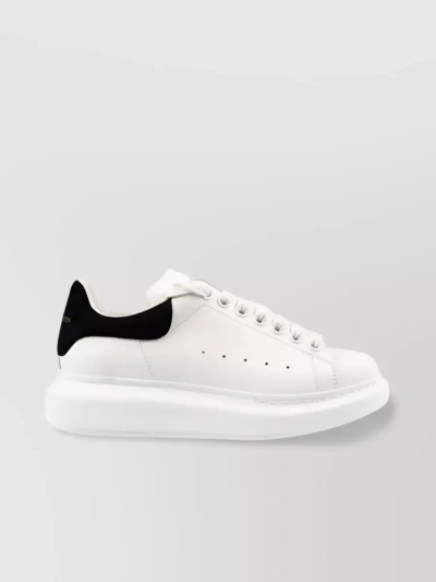 ALEXANDER MCQUEEN LACE-UP PLATFORM SNEAKERS WITH EXTENDED RUBBER SOLE