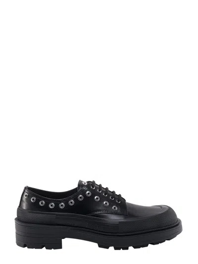 Alexander Mcqueen Lace-up Shoe In Black
