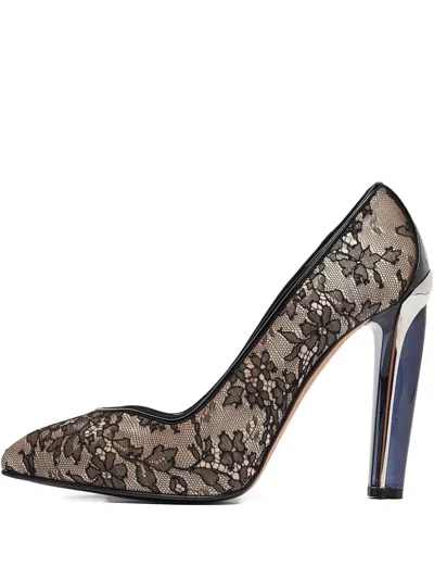 Pre-owned Alexander Mcqueen Laced Heeled Pumps