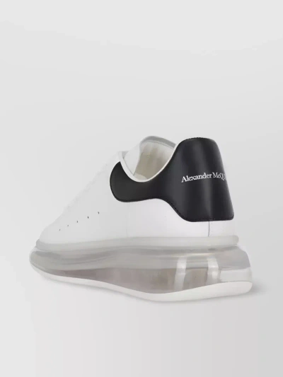 ALEXANDER MCQUEEN LACELESS ROUND TOE RUNNER SNEAKERS