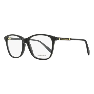 Alexander Mcqueen Ladies Black Square Eyeglass Frames Am0191o 001