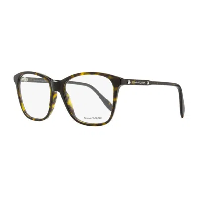 Alexander Mcqueen Ladies Black Square Eyeglass Frames Am0191o 002