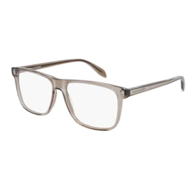 Alexander Mcqueen Ladies Black Square Eyeglass Frames Am0247o 002