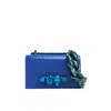 Alexander Mcqueen Ladies Mini Jewelled Satchel In Royal Blue In Blue