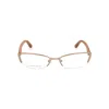 Alexander Mcqueen Brown Metal Frames