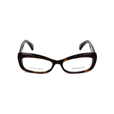 Alexander Mcqueen Ladies' Spectacle Frame  Amq-4203-086  52 Mm Gbby2 In Black
