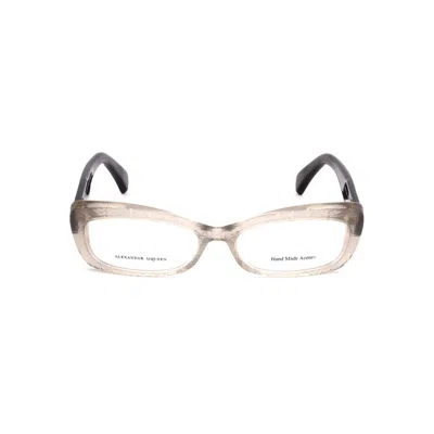 Alexander Mcqueen Bicolor Acetate Frames In Neutral