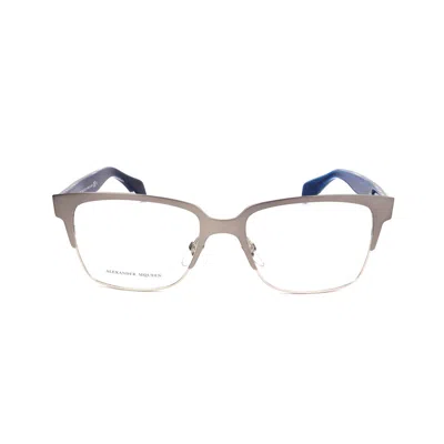 Alexander Mcqueen Multicolor Metal Frames In Metallic