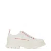 Alexander Mcqueen Tread Slick Canvas Sneakers In White