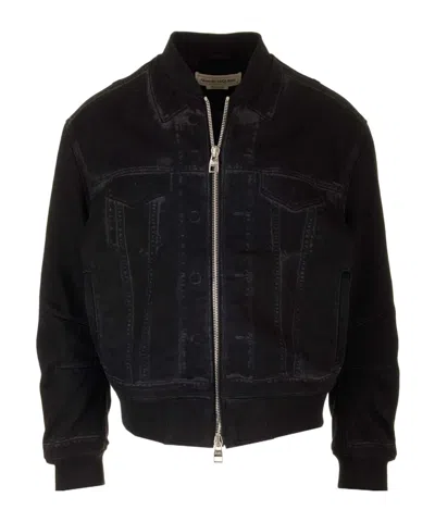 Alexander Mcqueen Alexander Mc Queen Lightweight Zipped Jacket Black